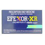 エフェクサー XR　Efexor-XR, ベンラファキシン 150mg カプセル (Wyeth) 箱